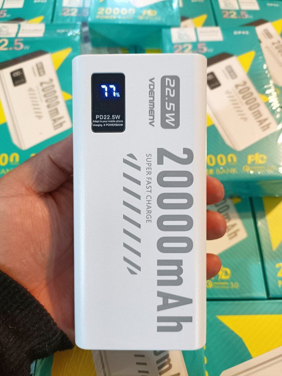 پاور بانک 100% اورجینال VDENMEN 2000mAh