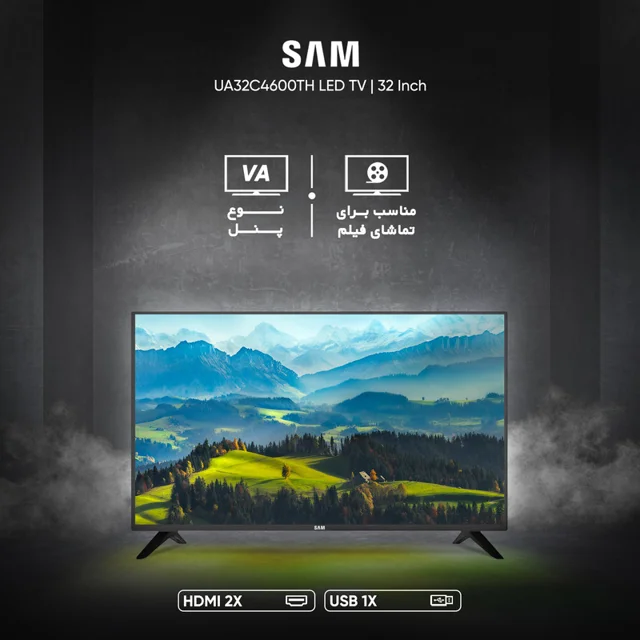 تلویزیون ال ای دی سام الکترونیک مدل UA32C4600TH سایز 32 اینچ 102257187