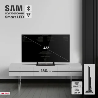 تلویزیون 43 اینچ ال ای دی هوشمند سام مدل UQ43D6500MH 102340770