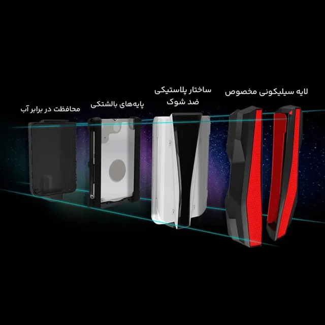 هارد اکسترنال ای دیتا مدل HD770G  ظرفیت یک ترابایت دارای رابط USB Type-A 3.2 102324040