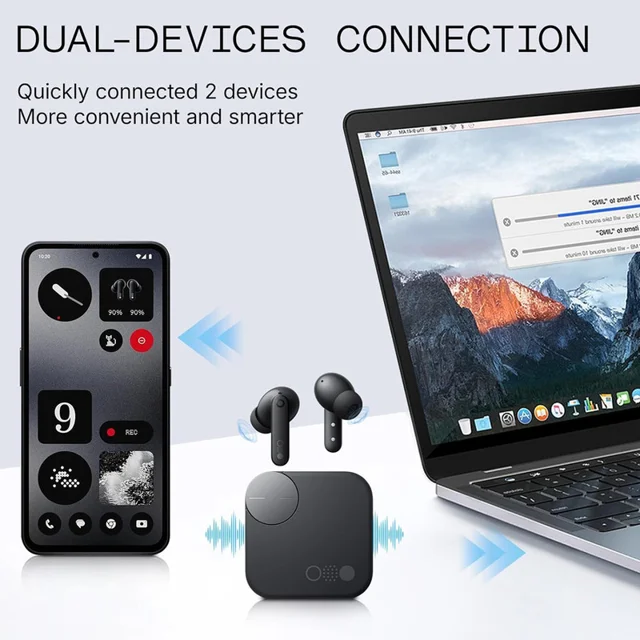 هندزفری بلوتوثی ناتینگ مدل CMF Buds Pro 2 با نویز کنسلینگ فعال (ANC)، درگاه شارژ USB Type- 101782530