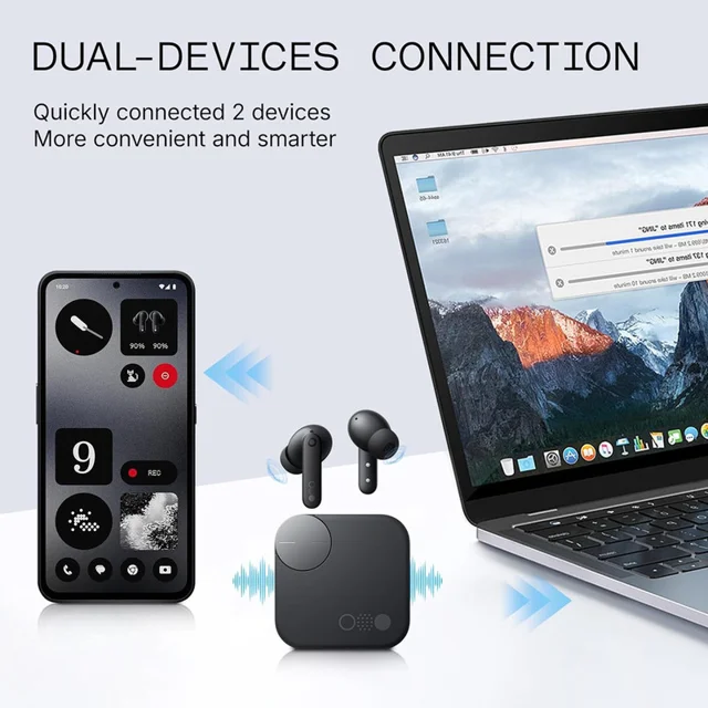 هندزفری بلوتوثی ناتینگ مدل CMF Buds Pro 2 با نویز کنسلینگ فعال (ANC)، درگاه شارژ USB Type- 101782529